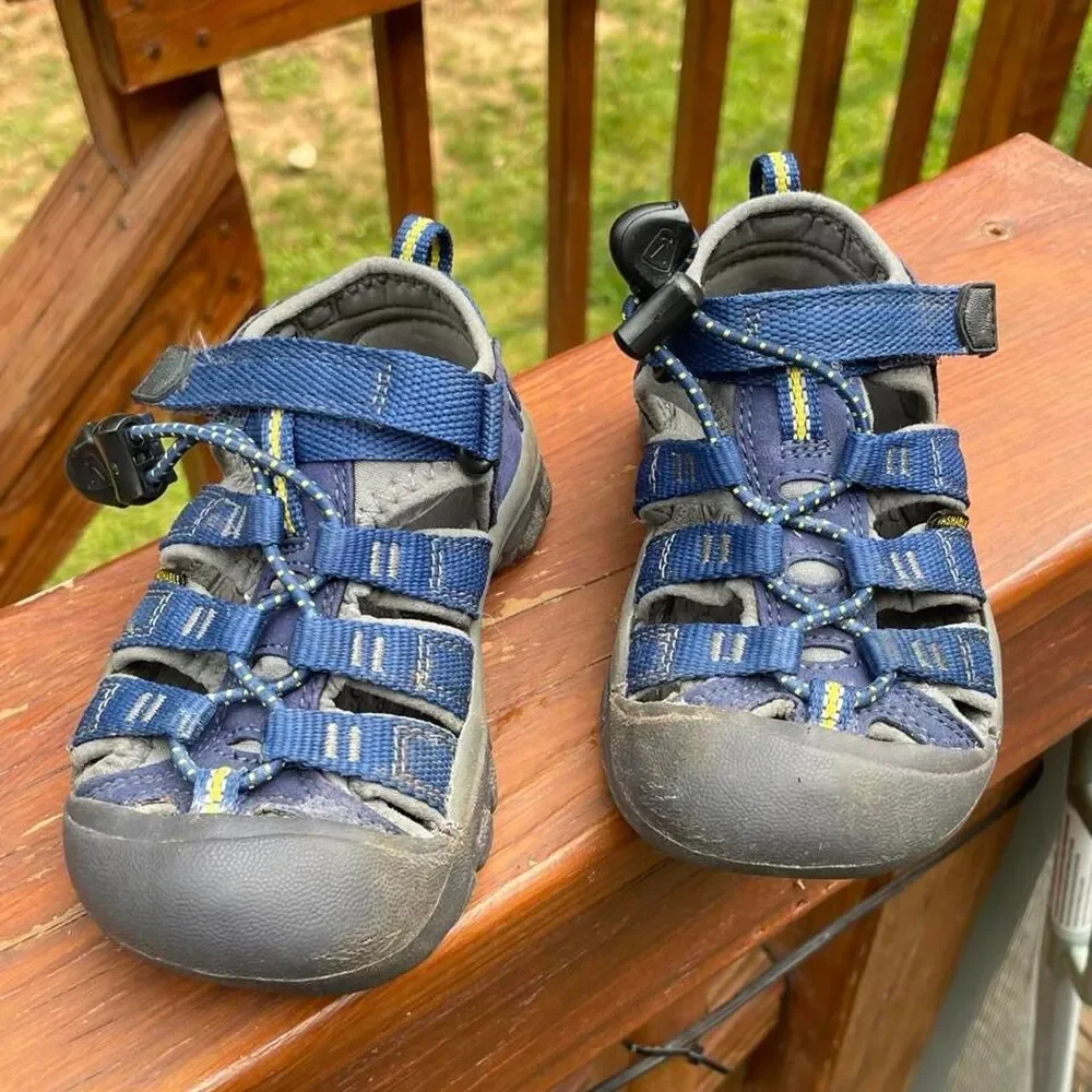 Keen Toddler 9 Newport H2 Waterproof Blue Boys Sandals